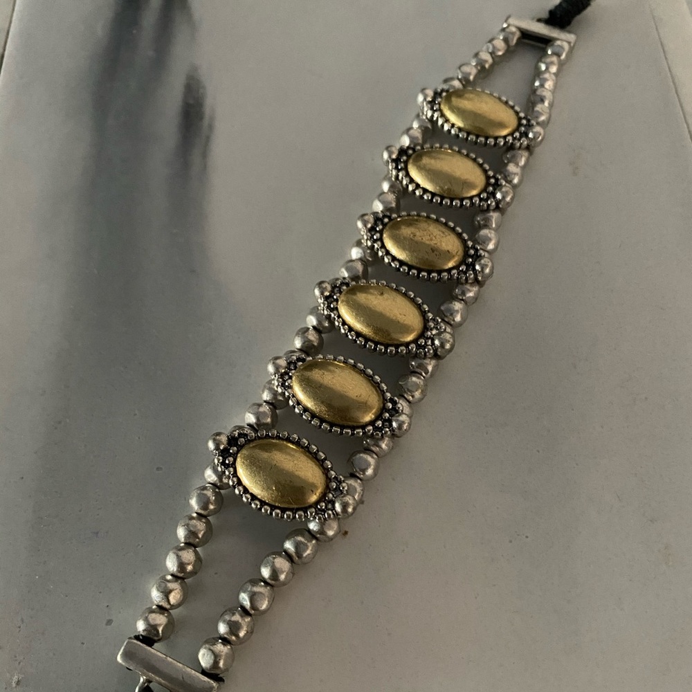Lucky brand mixed metal bracelet